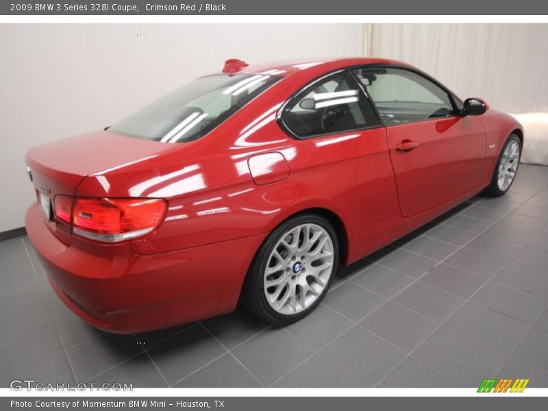Crimson Red / Black 2009 BMW 3 Series 328i Coupe