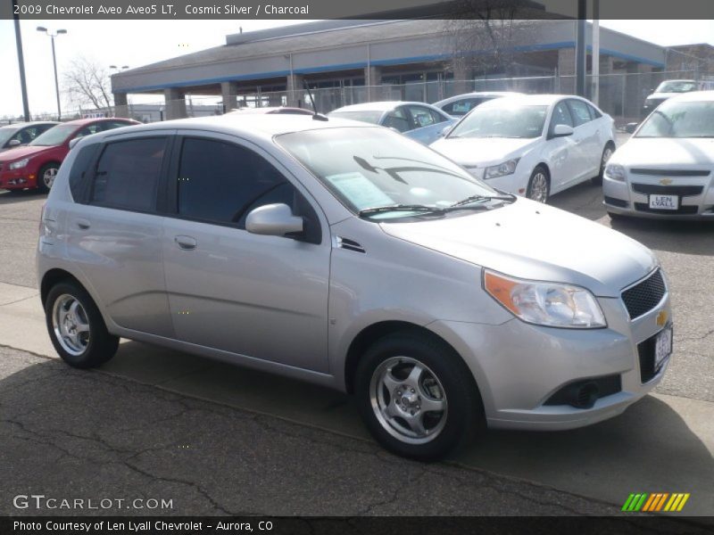 Cosmic Silver / Charcoal 2009 Chevrolet Aveo Aveo5 LT