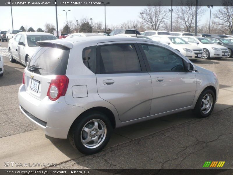 Cosmic Silver / Charcoal 2009 Chevrolet Aveo Aveo5 LT