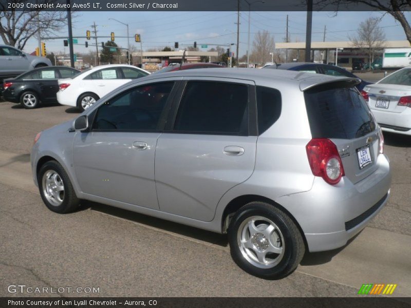 Cosmic Silver / Charcoal 2009 Chevrolet Aveo Aveo5 LT