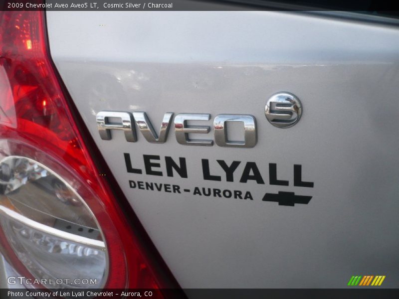 Cosmic Silver / Charcoal 2009 Chevrolet Aveo Aveo5 LT
