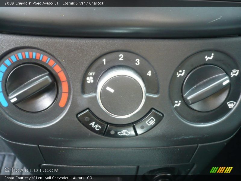 Cosmic Silver / Charcoal 2009 Chevrolet Aveo Aveo5 LT