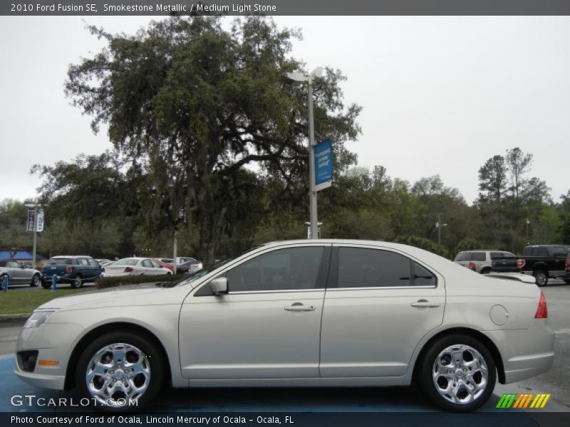 Smokestone Metallic / Medium Light Stone 2010 Ford Fusion SE