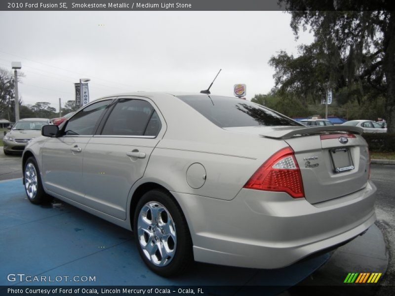 Smokestone Metallic / Medium Light Stone 2010 Ford Fusion SE