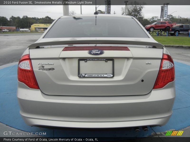 Smokestone Metallic / Medium Light Stone 2010 Ford Fusion SE