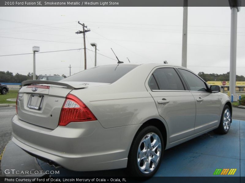 Smokestone Metallic / Medium Light Stone 2010 Ford Fusion SE