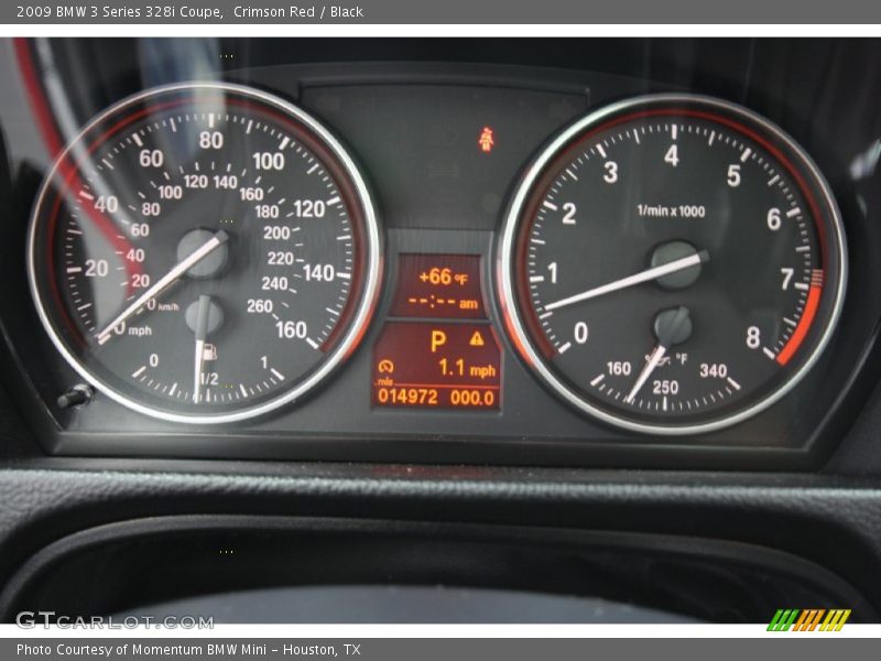 Crimson Red / Black 2009 BMW 3 Series 328i Coupe