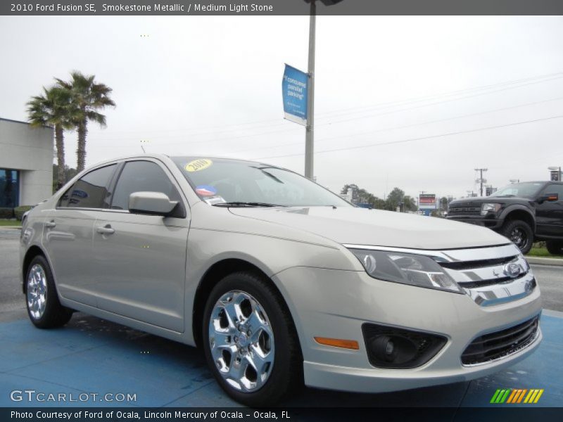 Smokestone Metallic / Medium Light Stone 2010 Ford Fusion SE