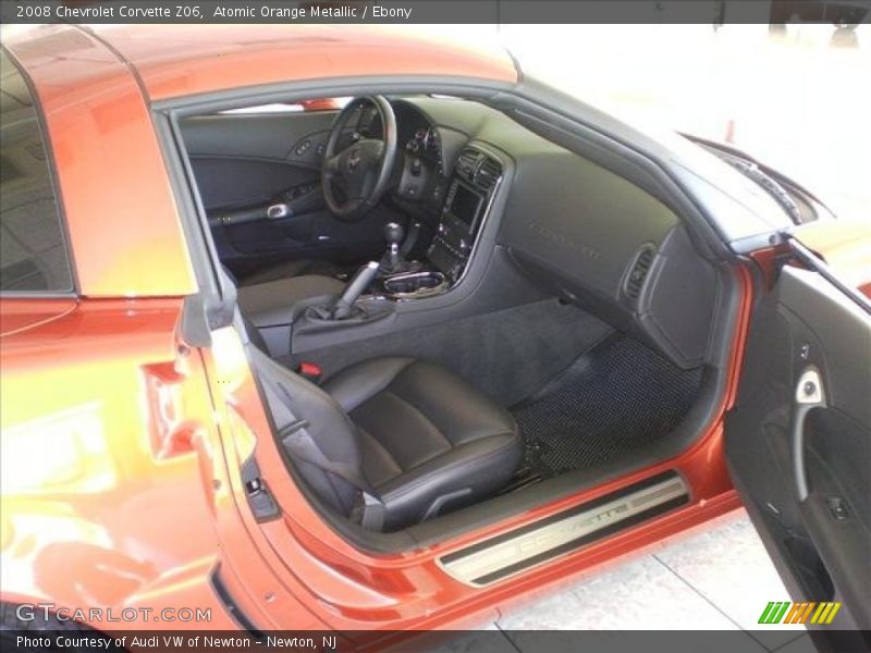 Atomic Orange Metallic / Ebony 2008 Chevrolet Corvette Z06