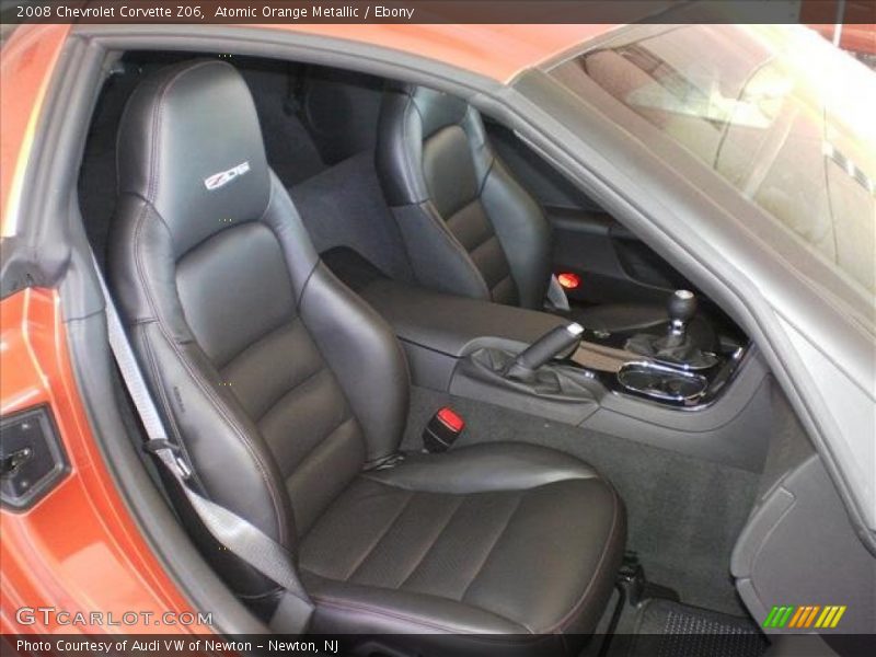 Atomic Orange Metallic / Ebony 2008 Chevrolet Corvette Z06