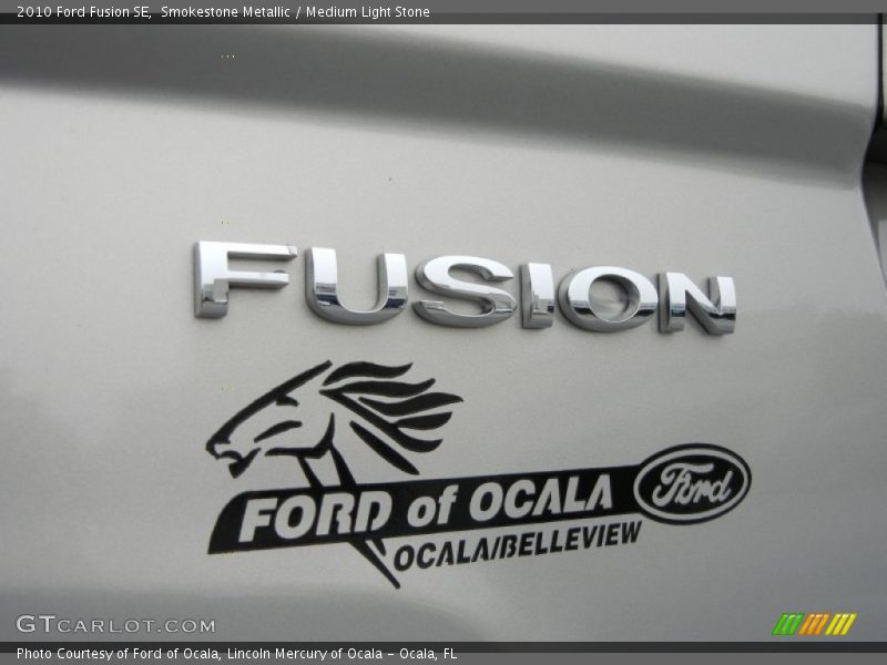 Smokestone Metallic / Medium Light Stone 2010 Ford Fusion SE