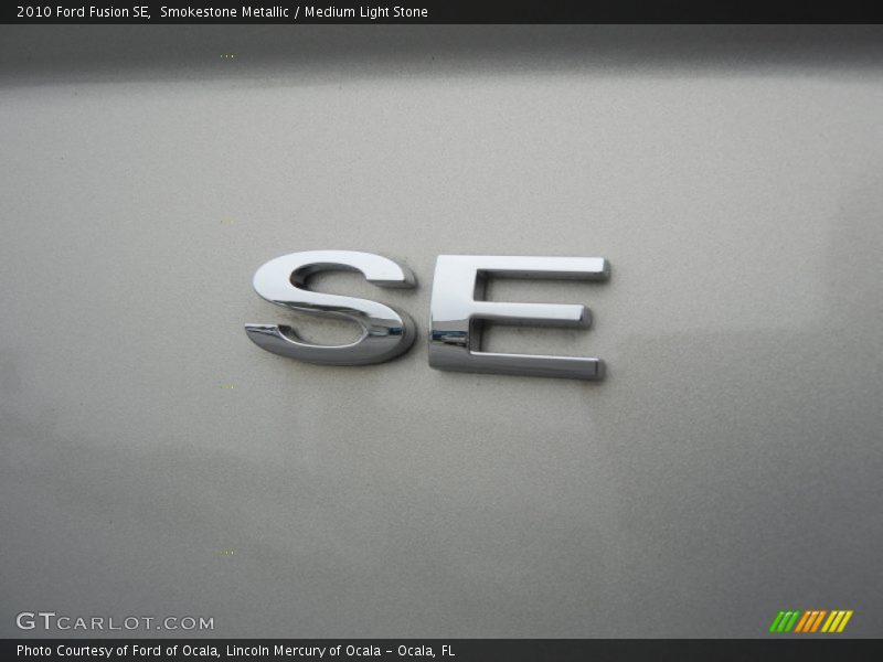 Smokestone Metallic / Medium Light Stone 2010 Ford Fusion SE
