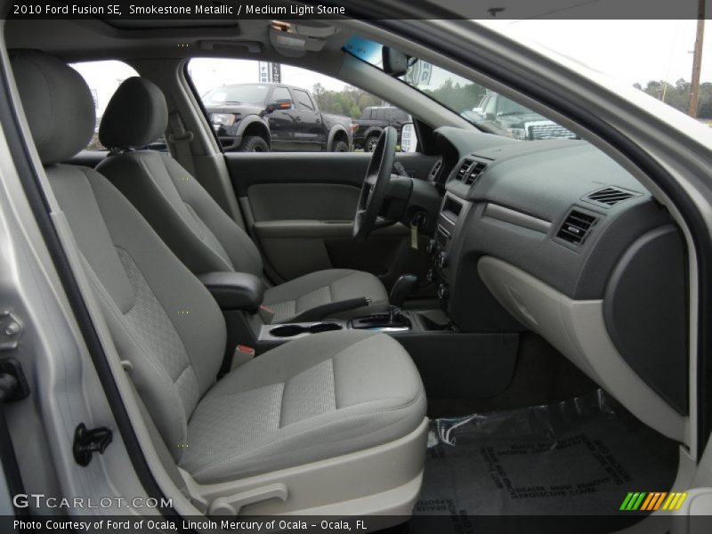 Smokestone Metallic / Medium Light Stone 2010 Ford Fusion SE