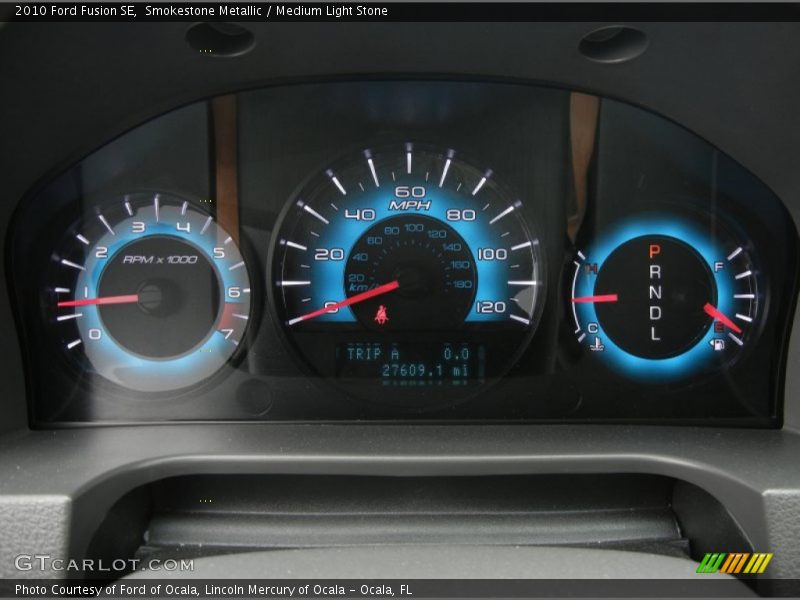 Smokestone Metallic / Medium Light Stone 2010 Ford Fusion SE