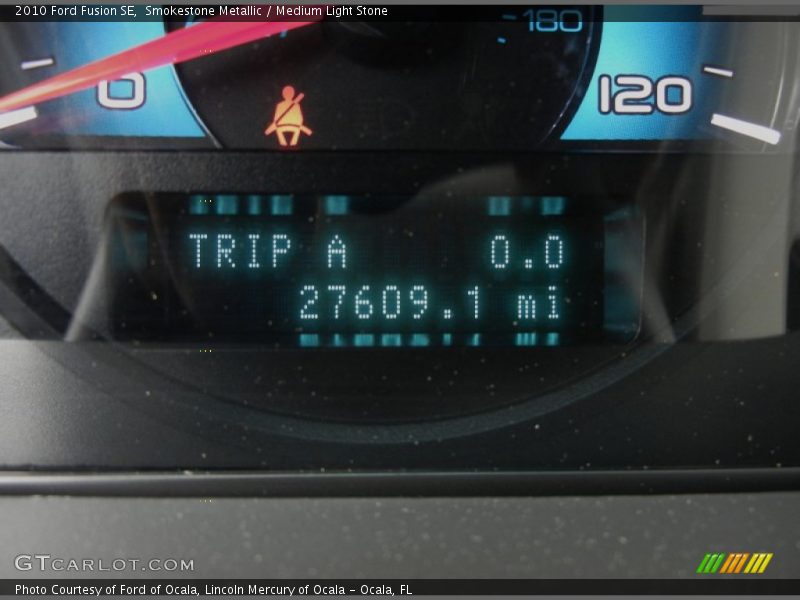 Smokestone Metallic / Medium Light Stone 2010 Ford Fusion SE
