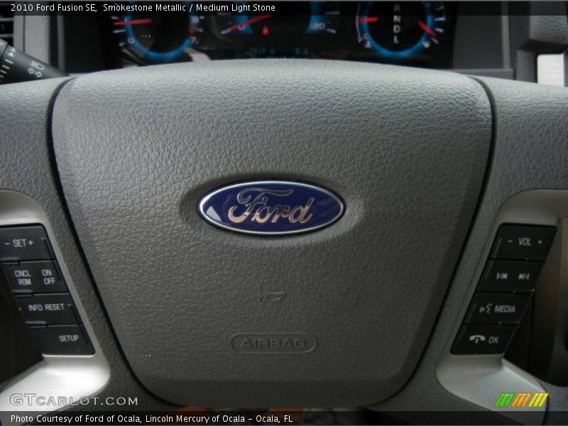 Smokestone Metallic / Medium Light Stone 2010 Ford Fusion SE