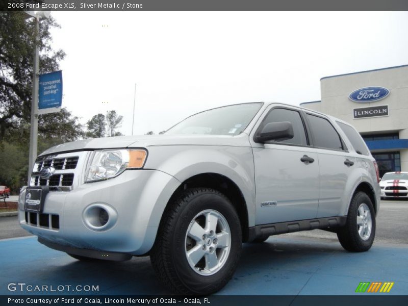 Silver Metallic / Stone 2008 Ford Escape XLS