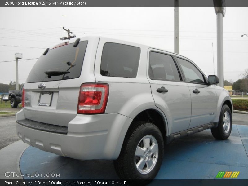 Silver Metallic / Stone 2008 Ford Escape XLS