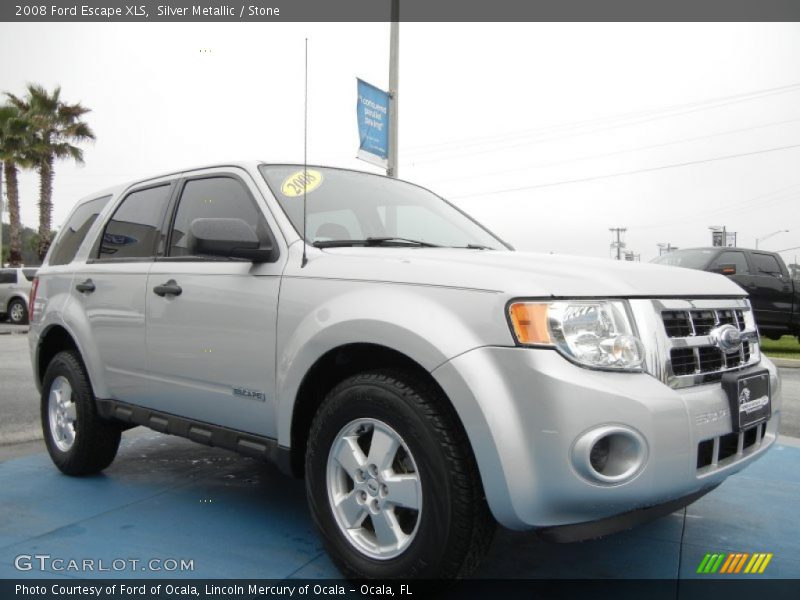 Silver Metallic / Stone 2008 Ford Escape XLS