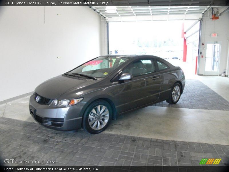 Polished Metal Metallic / Gray 2011 Honda Civic EX-L Coupe