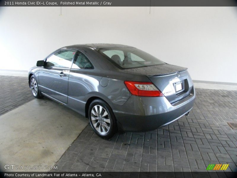 Polished Metal Metallic / Gray 2011 Honda Civic EX-L Coupe