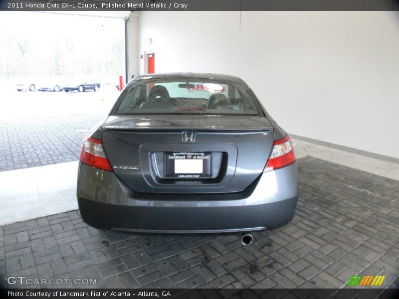 Polished Metal Metallic / Gray 2011 Honda Civic EX-L Coupe
