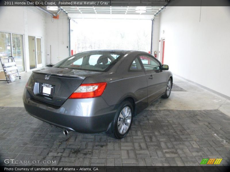 Polished Metal Metallic / Gray 2011 Honda Civic EX-L Coupe