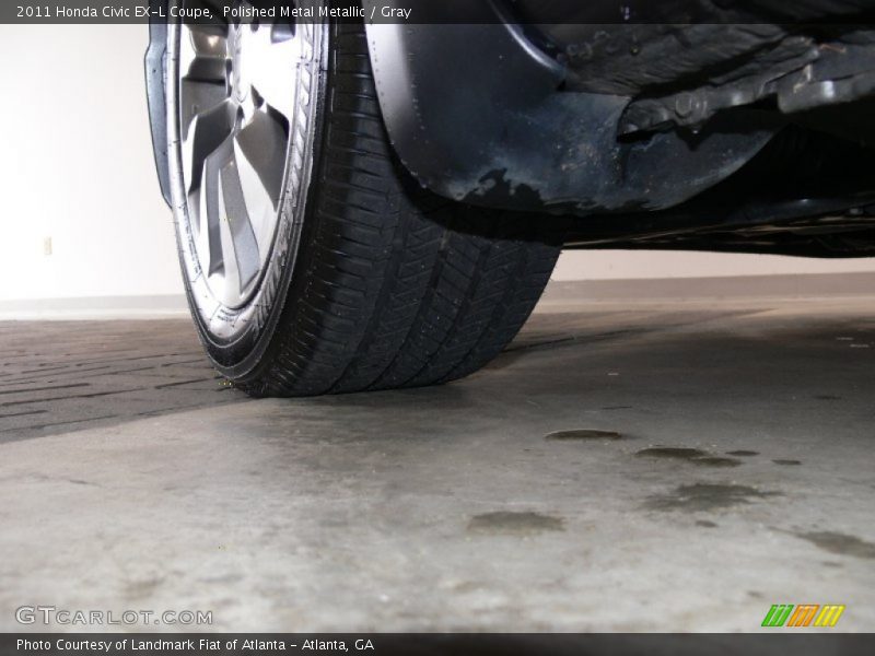 Polished Metal Metallic / Gray 2011 Honda Civic EX-L Coupe