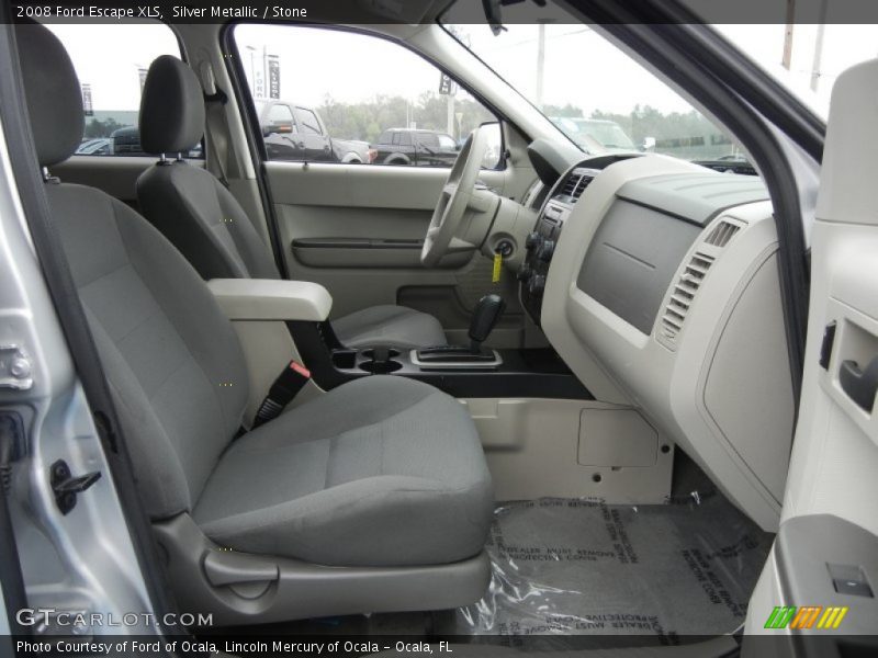 Silver Metallic / Stone 2008 Ford Escape XLS