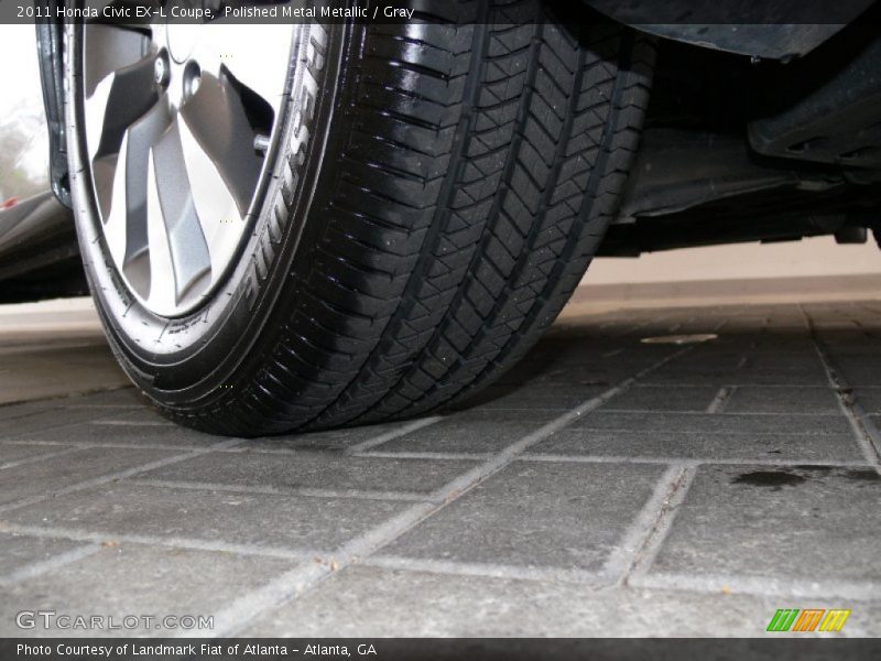 Polished Metal Metallic / Gray 2011 Honda Civic EX-L Coupe