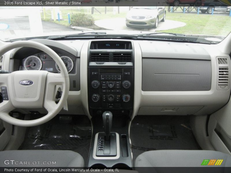 Silver Metallic / Stone 2008 Ford Escape XLS