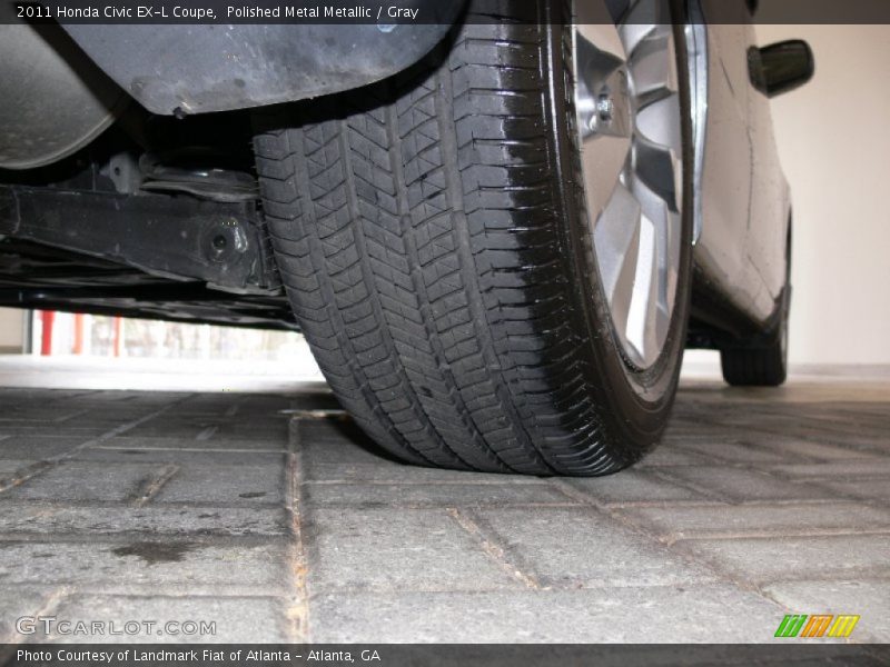 Polished Metal Metallic / Gray 2011 Honda Civic EX-L Coupe
