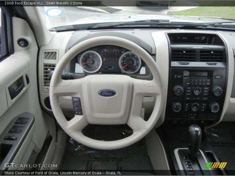 Silver Metallic / Stone 2008 Ford Escape XLS