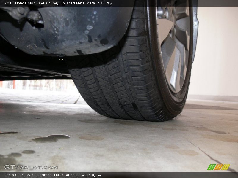 Polished Metal Metallic / Gray 2011 Honda Civic EX-L Coupe