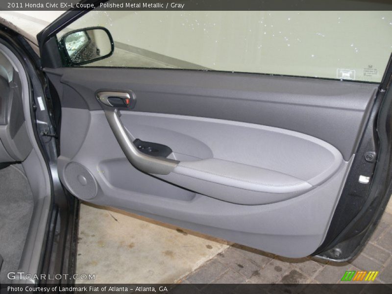 Polished Metal Metallic / Gray 2011 Honda Civic EX-L Coupe
