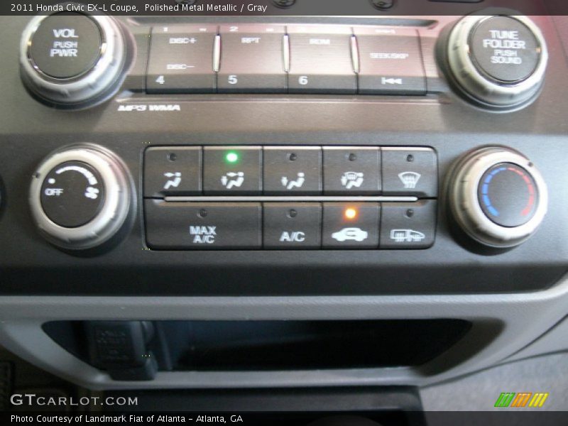 Polished Metal Metallic / Gray 2011 Honda Civic EX-L Coupe