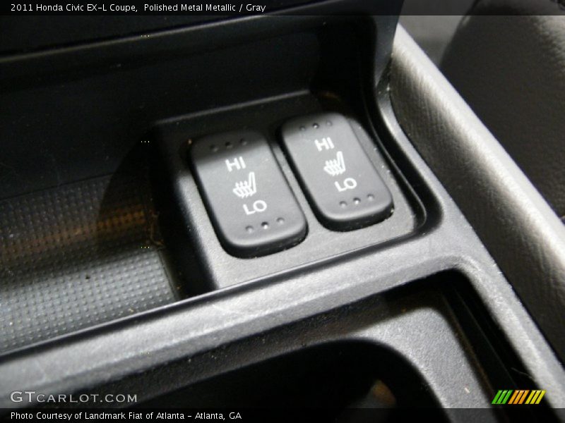 Polished Metal Metallic / Gray 2011 Honda Civic EX-L Coupe