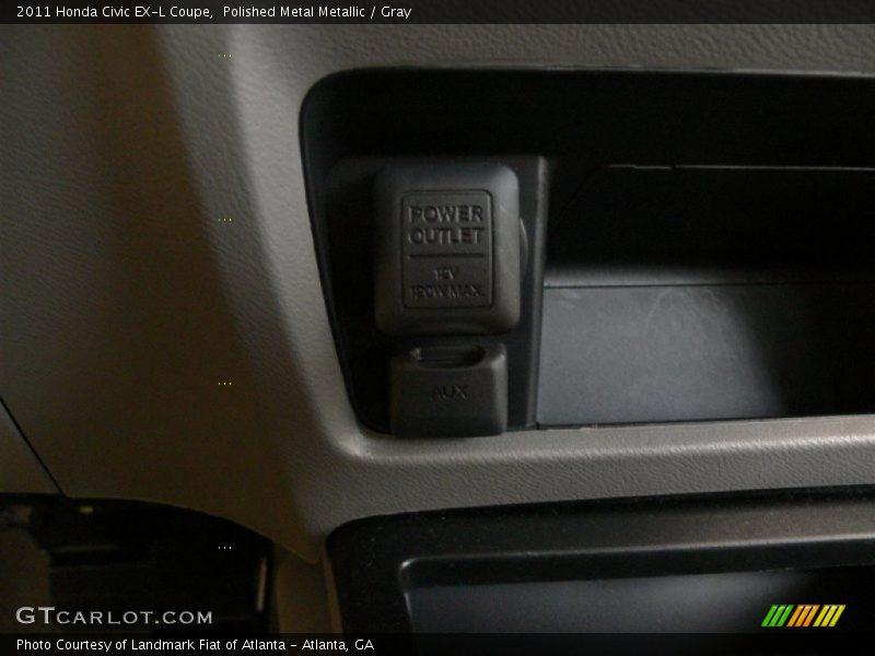 Polished Metal Metallic / Gray 2011 Honda Civic EX-L Coupe