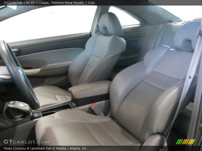 Polished Metal Metallic / Gray 2011 Honda Civic EX-L Coupe