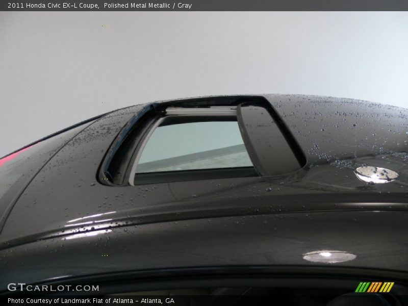 Polished Metal Metallic / Gray 2011 Honda Civic EX-L Coupe