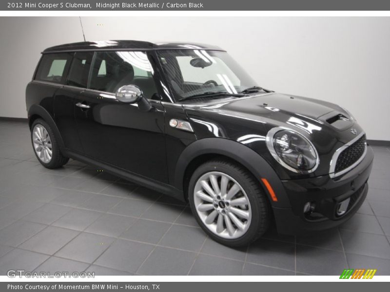 Midnight Black Metallic / Carbon Black 2012 Mini Cooper S Clubman