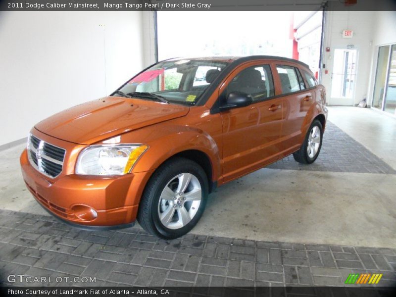 Mango Tango Pearl / Dark Slate Gray 2011 Dodge Caliber Mainstreet