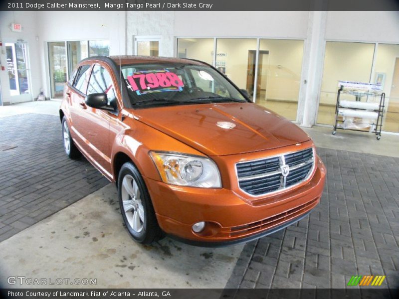 Mango Tango Pearl / Dark Slate Gray 2011 Dodge Caliber Mainstreet