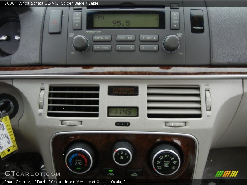 Golden Beige / Beige 2006 Hyundai Sonata GLS V6