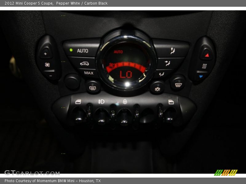 Pepper White / Carbon Black 2012 Mini Cooper S Coupe
