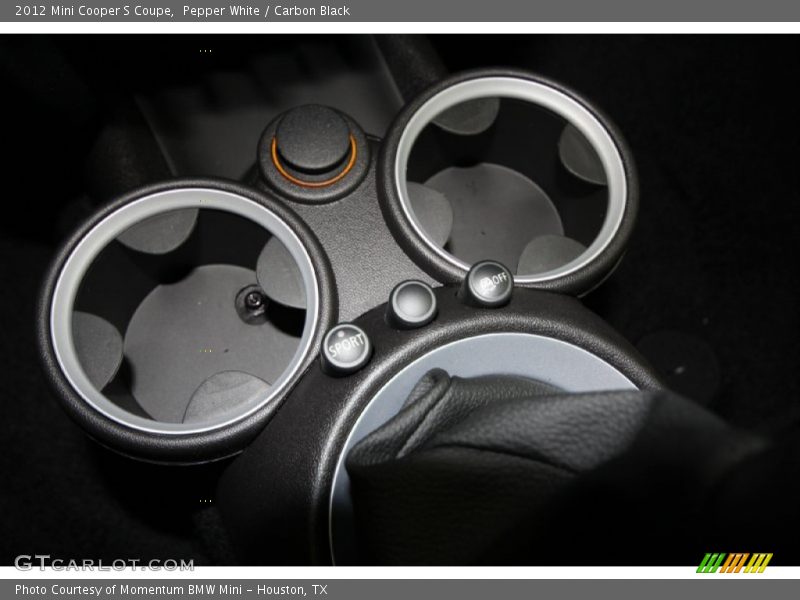 Pepper White / Carbon Black 2012 Mini Cooper S Coupe