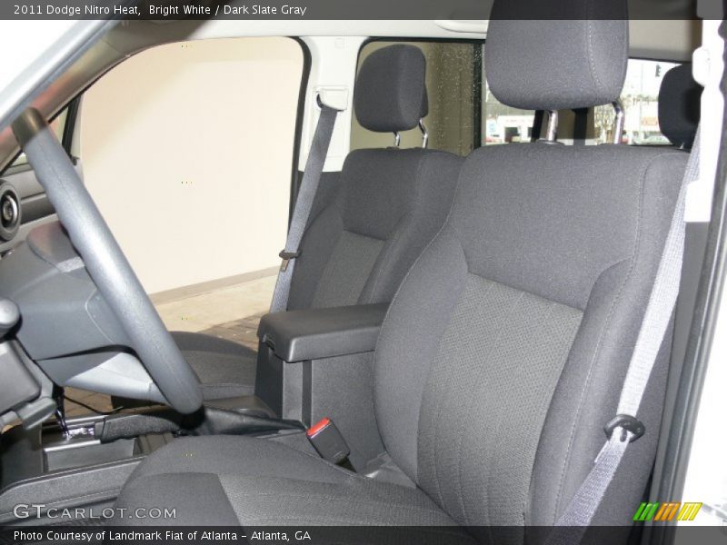 Bright White / Dark Slate Gray 2011 Dodge Nitro Heat