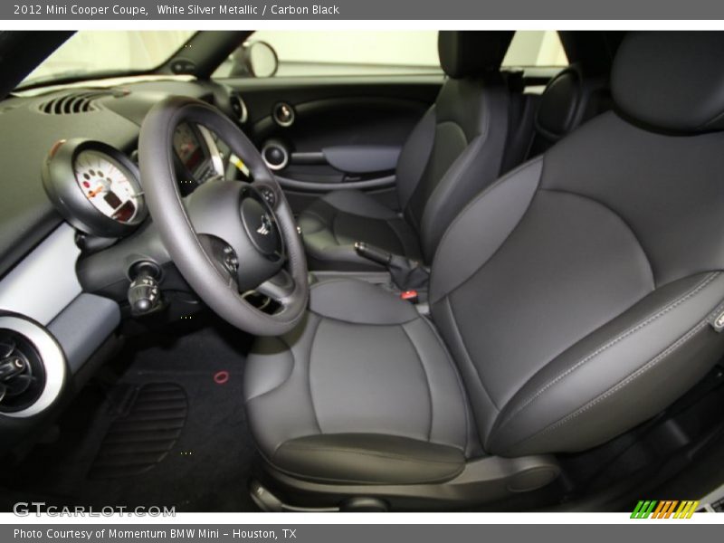  2012 Cooper Coupe Carbon Black Interior