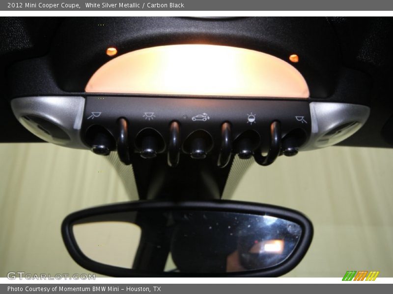 White Silver Metallic / Carbon Black 2012 Mini Cooper Coupe