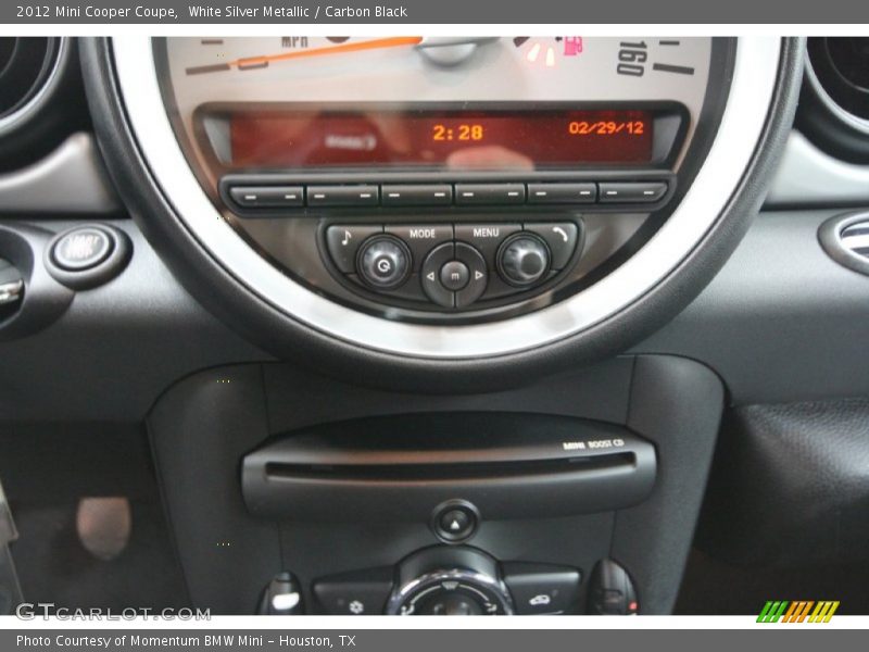 White Silver Metallic / Carbon Black 2012 Mini Cooper Coupe